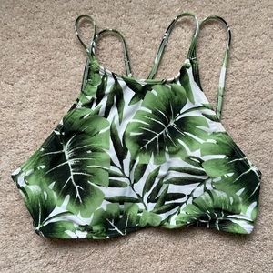 High neck bikini top